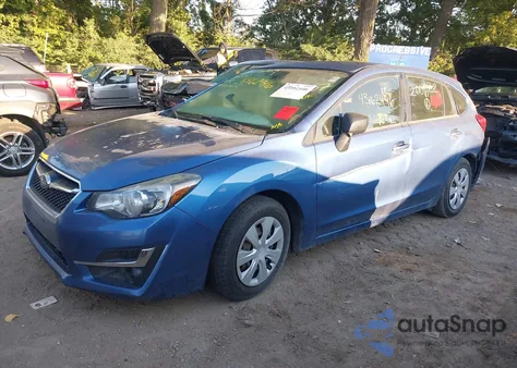 2016 Subaru Impreza 2.0I из США, поврежденный, VIN JF1GPAA64G8200626